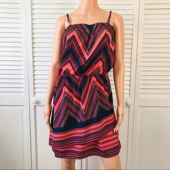 Express Dresses & Skirts - EXPRESS Coral Spaghetti Strap Dress Size Large ❗️PRICE IS FIRM❗️